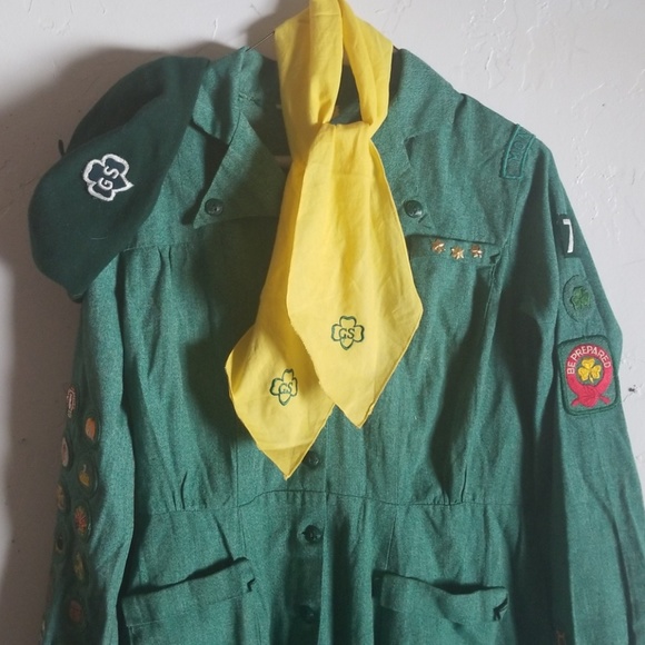 Vintage Dresses & Skirts - Vintage 1950s girl scout Uniform